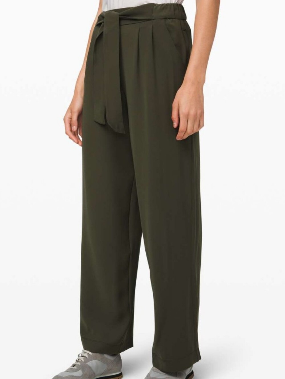 Lululemon Noir High-Waisted Wide-Leg Pants